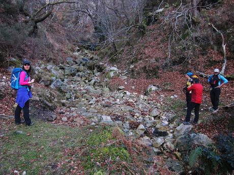 Circular al Vízcares por Traslafuente y Llebrada.