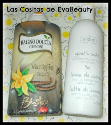 gel de baño y champú leche de cabra de Ziaja