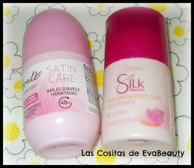 desodorantes rollon bonté y oriflame