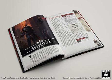 Un avance del aspecto final del core de Wrath & Glory