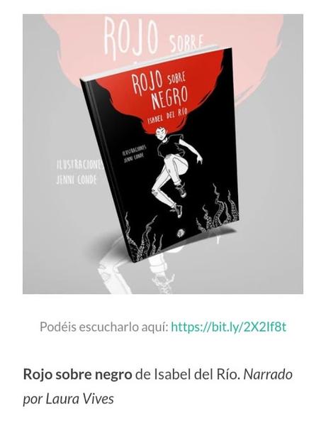 Rojo sobre Negro en Audiolibro