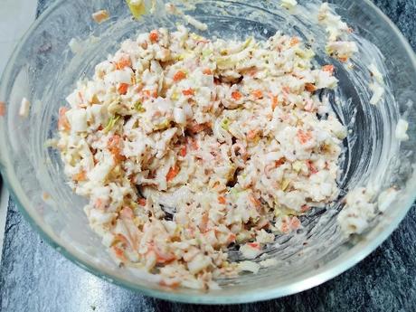 Pastel de salmón ahumado con pan de molde