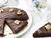 Tarta nueces chocolate