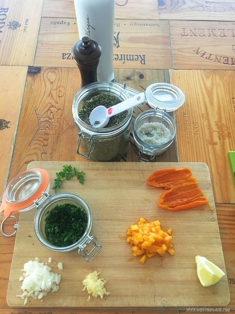 Chimichurri con chile y mango Chimichurri con chile y mango