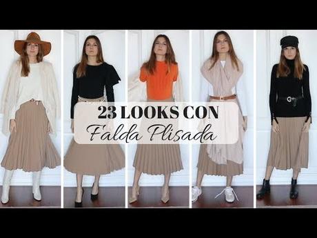 Falda Plisada Blanca Massimo Dutti