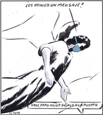 La España encerrada canta y resiste, “erguida frente a todo”.