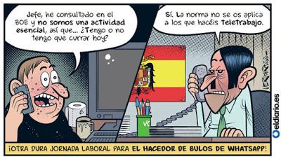 La España encerrada canta y resiste, “erguida frente a todo”.