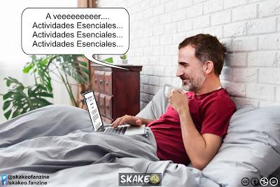 La España encerrada canta y resiste, “erguida frente a todo”.