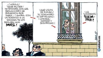 La España encerrada canta y resiste, “erguida frente a todo”.