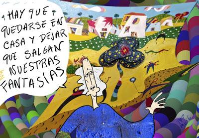 La España encerrada canta y resiste, “erguida frente a todo”.