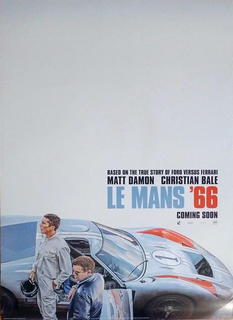 Le Mans 66 European Teaser Poster 2019 Ford V. Ferrari Original ...