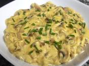 Champiñones crema lactosa