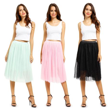 Falda De Tul Varias Capas