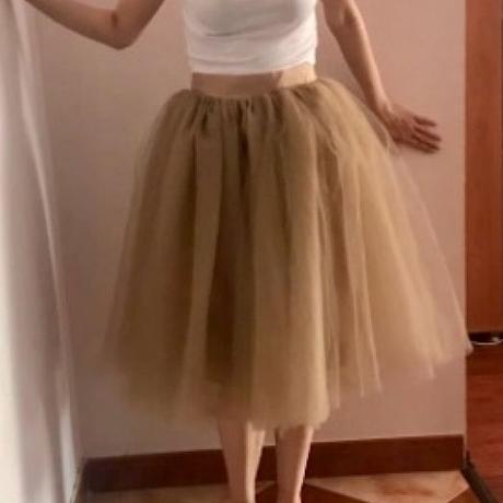 Falda De Tul Varias Capas