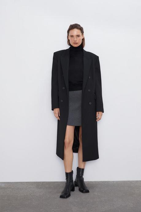 Falda Gris Nina Zara