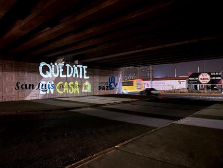 Proyectan mensaje en el Hospital Central “Cuida a tu familia”