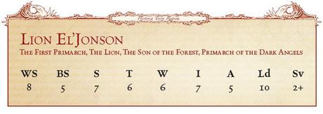 Adelanto de las reglas de Lion El'Jonson Adelanto de las reglas de Lion El'Jonson