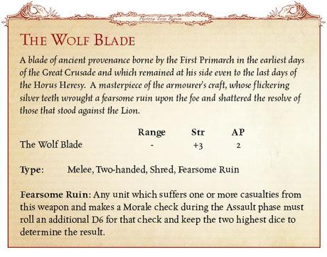 Adelanto de las reglas de Lion El'Jonson Adelanto de las reglas de Lion El'Jonson