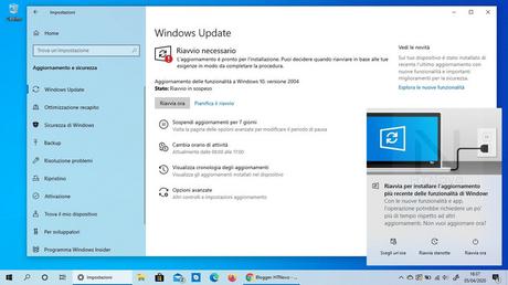 Nuevo sistema de avisos sobre actualizaciones de Windows 10 para la versión 2004