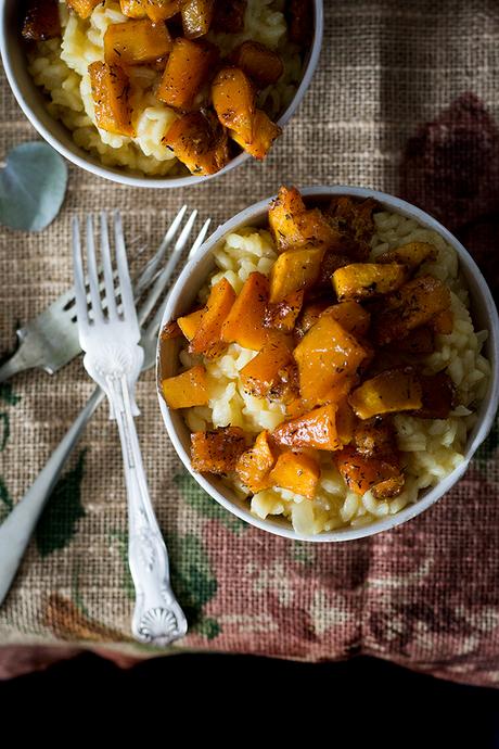 RISOTTO DE CALABAZA CARAMELIZADA