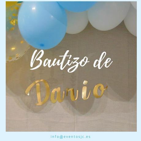 Decoración de Bautizo en tonos azules Decoración de Bautizo en tonos azules