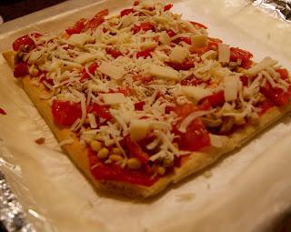 PIZZA CON MASA DE HOJALDRE