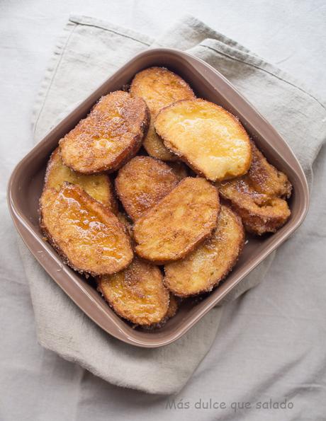 Torrijas con almíbar Torrijas con almíbar