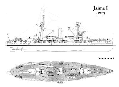 ALMERÍA – CARTAGENA, LA ÚLTIMA SINGLADURA DEL ACORAZADO “JAIME I”