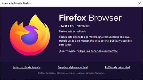 Firefox 75 estable ahora con una barra de direcciones mejorada y registro de cambios