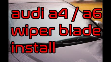 2016 Audi A6 Wiper Blades