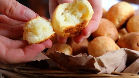 Pancitos de Queso pan de queso sin levadura simple facil