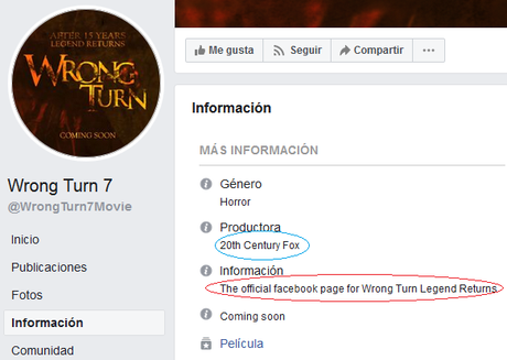 Camino hacia el terror y Wrong turn 7 – La saga