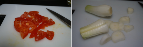 Ensalada de bacalao y tomate Ensalada de bacalao y tomate