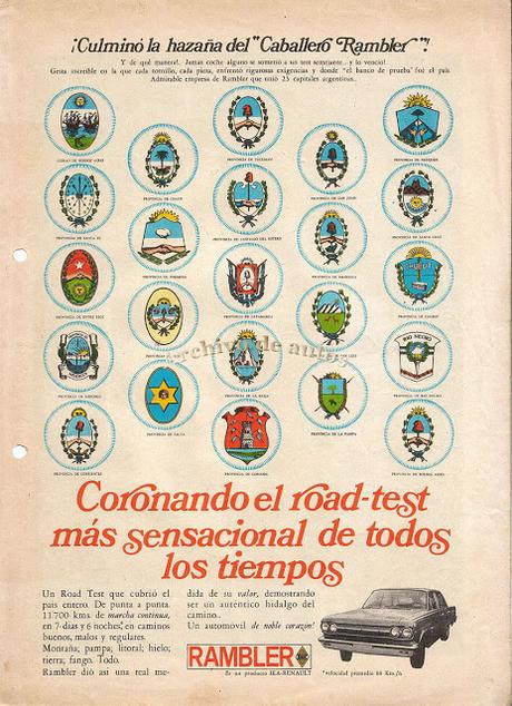 Rambler Classic 380 en un road test Rambler Classic 380 en un road test