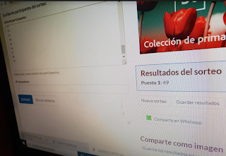 Sorteo chat en directo Instagram