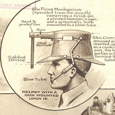 El revolucionario casco-pistola