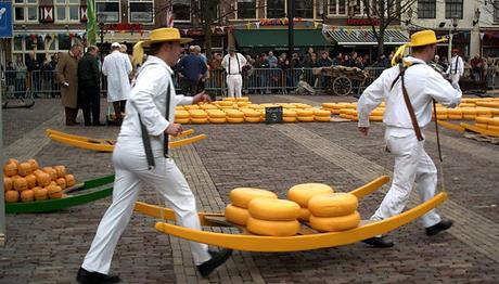 Mercado de queso Alkmaar