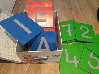 Cómo hacer las letras de lija-fieltro Montessori