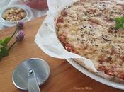 Pizza brócoli, atún jamón