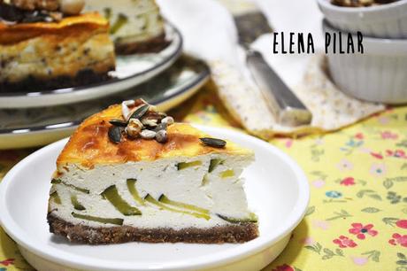 Cheesecake salada de ricotta y calabacín