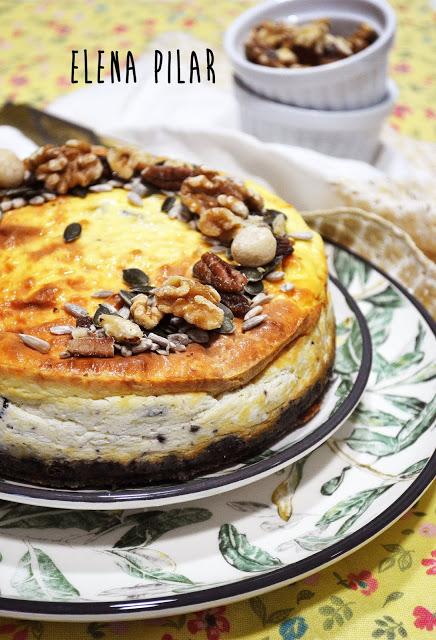 Cheesecake salada de ricotta y calabacín