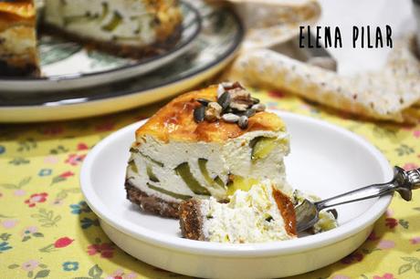 Cheesecake salada de ricotta y calabacín