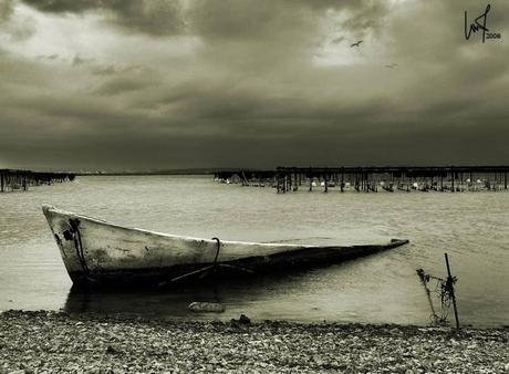 La imagen puede contener: nubes, cielo, océano, exterior, agua y naturaleza
