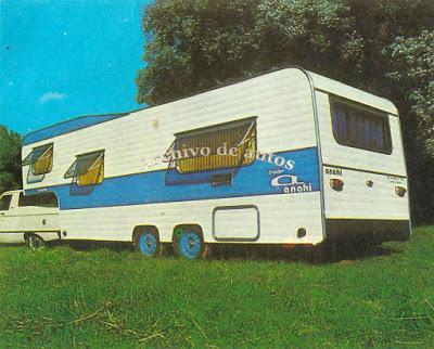 Anahi Cabaña, casa rodante semirremolque