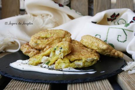 Tortillitas de bacalao El Ágora de Ángeles Tortillitas de bacalao