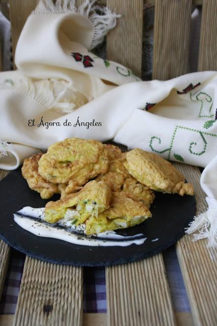 Tortillitas de bacalao El Ágora de Ángeles Tortillitas de bacalao