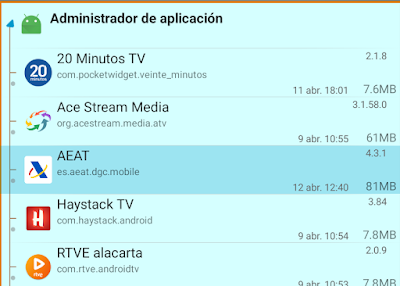 Android TV Agencia Tributaria