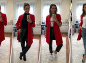 Nuevo vídeo: prenda, varios looks. abrigo rojo.