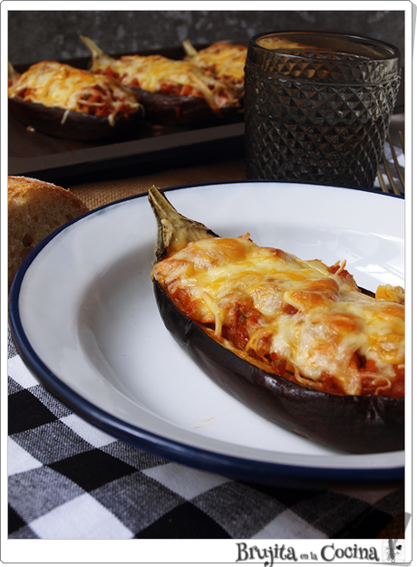 Berenjena rellena de bonito en escabeche Berenjena rellena de bonito en escabeche