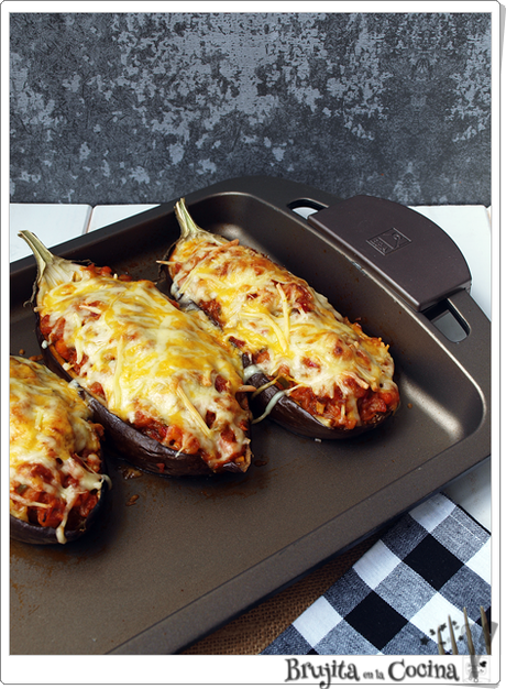 Berenjena rellena de bonito en escabeche Berenjena rellena de bonito en escabeche